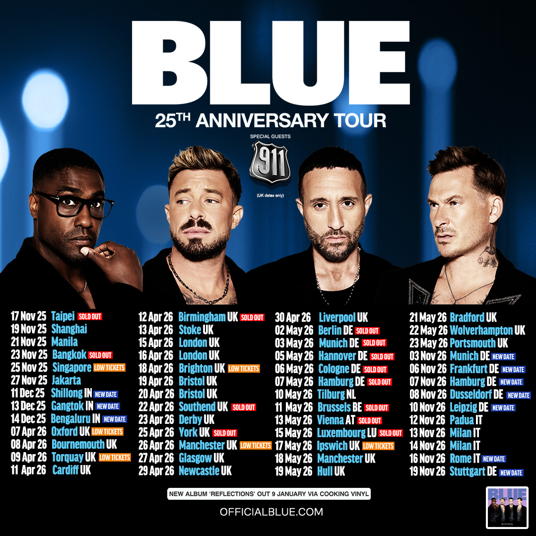 All Rise! Blue kehren 2026 für exklusive Shows nach Deutschland zurück